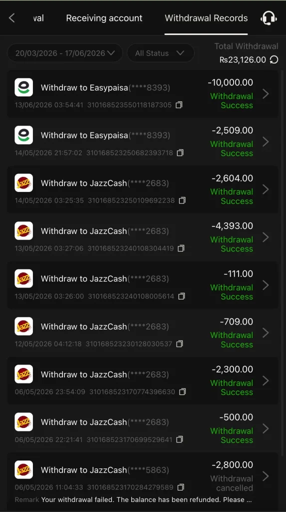 P999-Withrawal-Proof